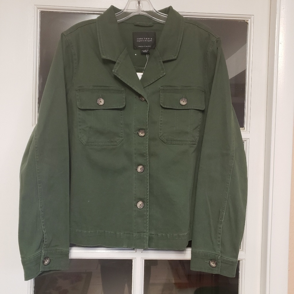 Sanctuary Anthropologie 2 Pocket Shaket Jacket